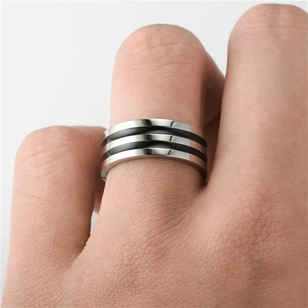 Duo Ring 【Casual LINE】(Silver) Crossover-Ring-in-Sterling-